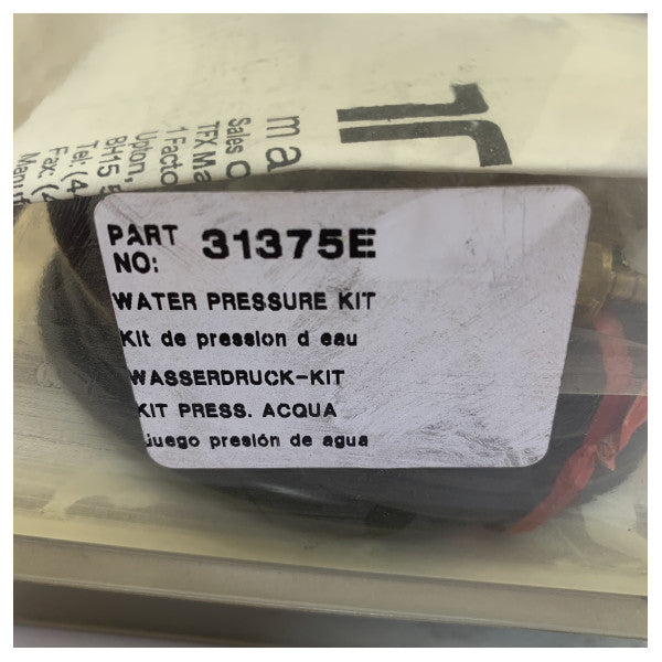 Teleflex 31375E valkoinen vedenpaineen ilmaisin 0-15 psi näyttö