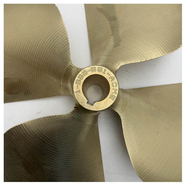 Acme 209 13 x 12,5 4-łopatowe brązowe śmigło do nart wodnych i wakeboardu