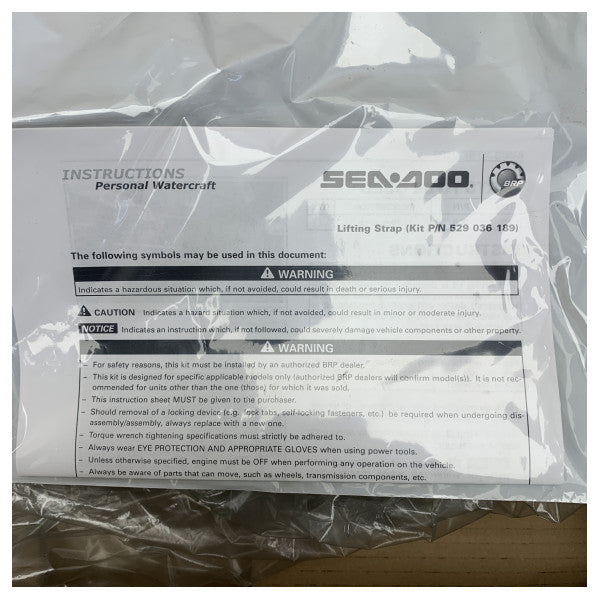 Original Sea-Doo Watercraft - Jetski lyftsats svart - 529036189