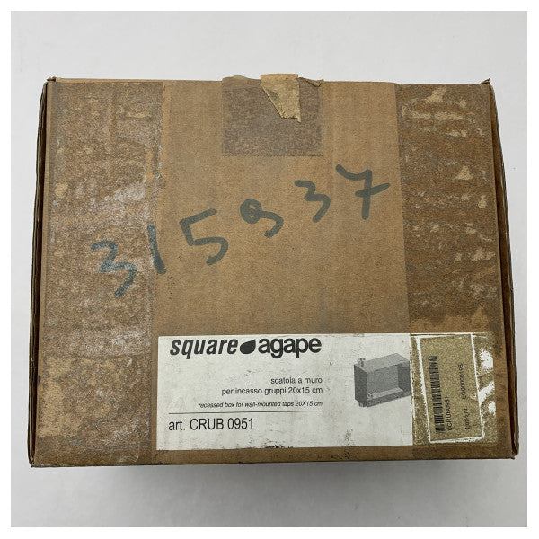 Agape square rub1012n single liver stainless steel mixer tab