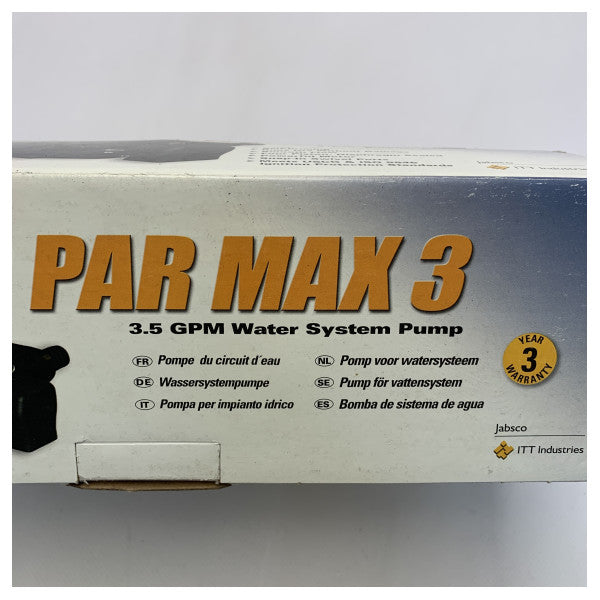 JabSCO par Max 3 Pressure Controlled Drink Water Pump 12V 13l/min - 31600-0092