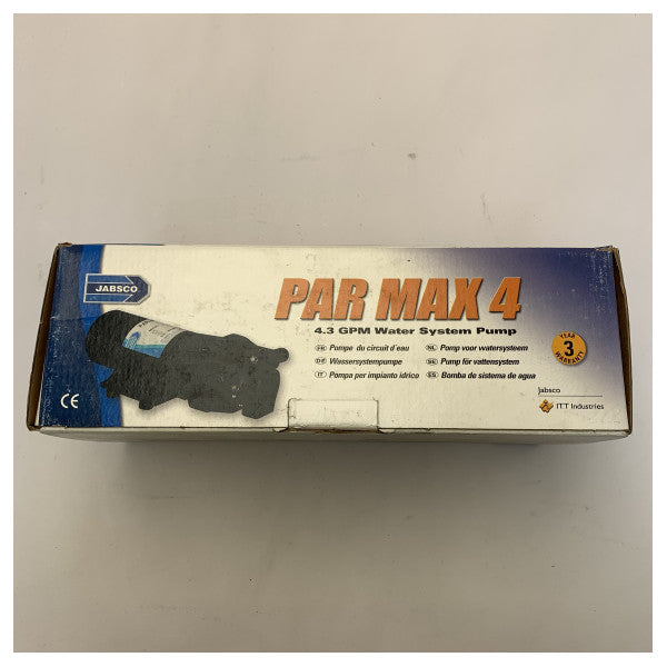 Насос для питної води Jabsco Par Max 4 з регулюванням тиску 12В | 16л/хв -31620-0092