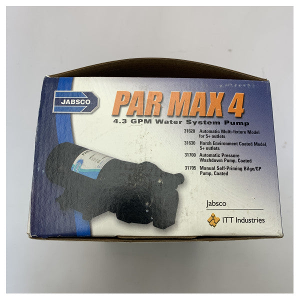 Насос для питної води Jabsco Par Max 4 з регулюванням тиску 12В | 16л/хв -31620-0092