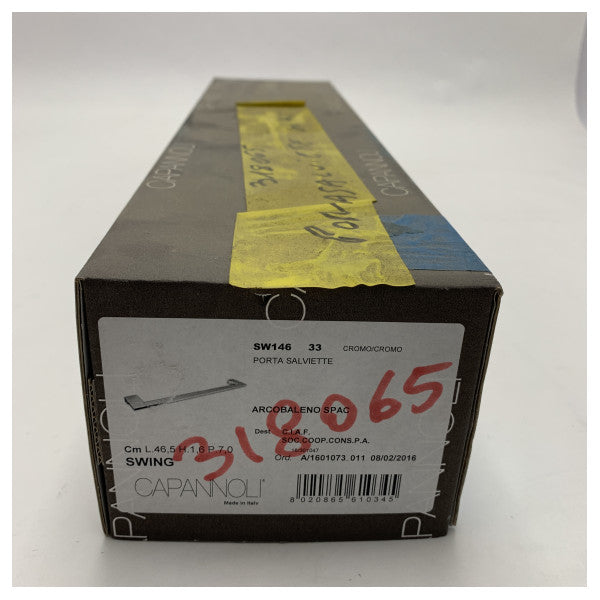 Capannoli 318065 хромирана стойка за кърпи с функция за люлеене - SW146
