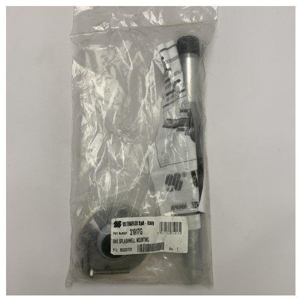 Ultraflex 31917C Marine Stainless Steel Mounting Bracket for Steering Components with Complete Installation Kit