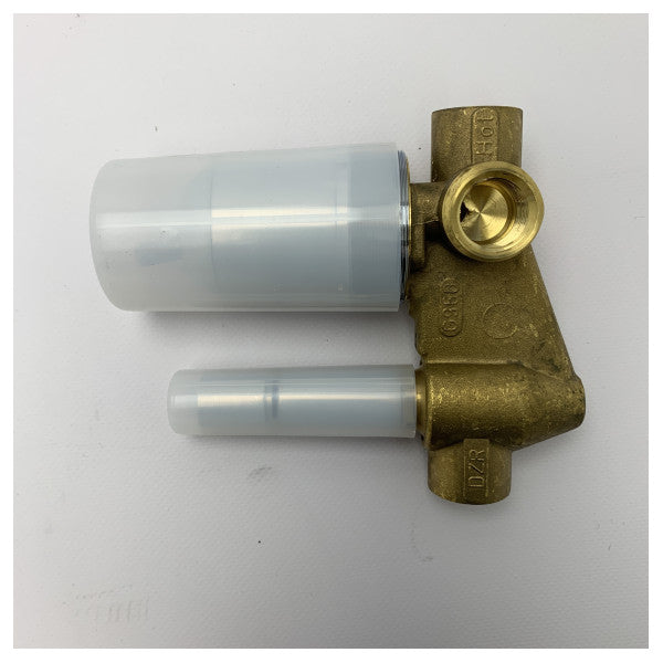 Signorini FEBO firkantet indbygget etgrebs brusearmatur - 50663/2