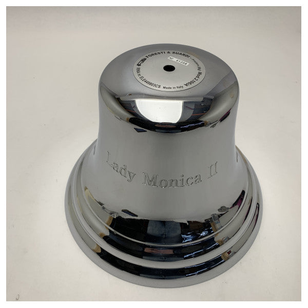 Foresti Suardi Cloche de bateau en laiton 300mm Rina approuvé 94 CROM