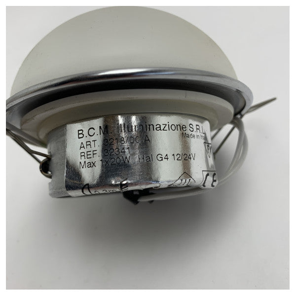 BCM 3218/0C.A chrome round downlight spot 12/24V