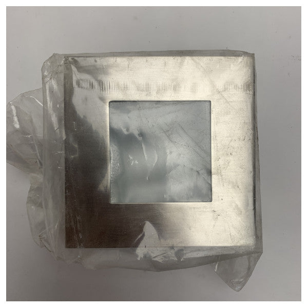 BCM 3259/00.A хромований квадратний точковий світильник з нержавіючої сталі 12/24В