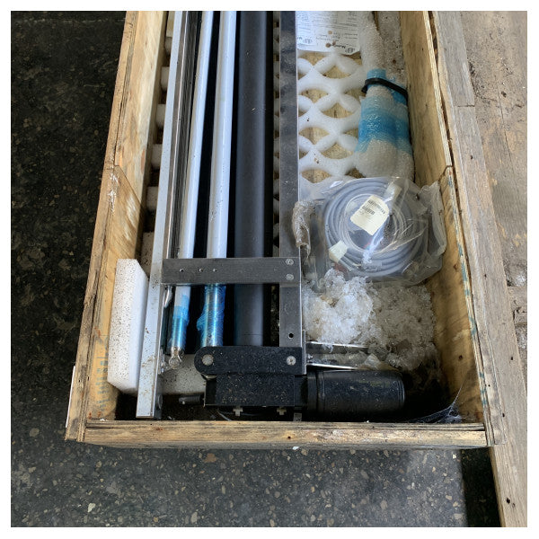 Makefast rustfrit stål udtrækkelig bimini B268 cm sort - AN-00958