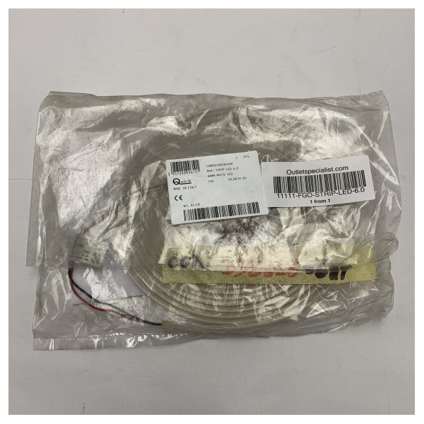 Бърза STRIP-LED-6.0 топла бяла LED светлинна лента с IP65 рейтинг