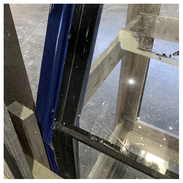 Πόρτα βεράντας από ανοξείδωτο χάλυβα Resnic Fjord με καμπύλη συρόμενη κατασκευή και γυαλί - TBF0559