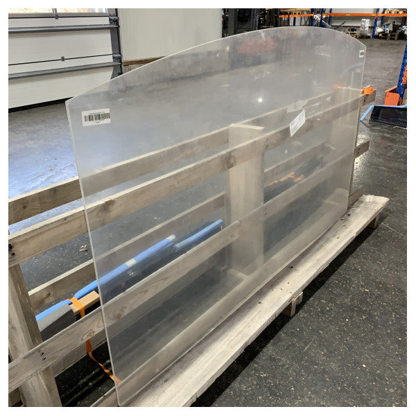 Fjord 40 Open Plexiglass Boat Windshield 2130 x 1280 x 10 mm - TBF2003