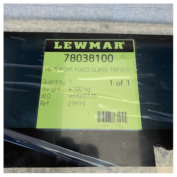 Lewmar Hanse 675 glass insert for hull 10 mm - TBF3337 - 78038100