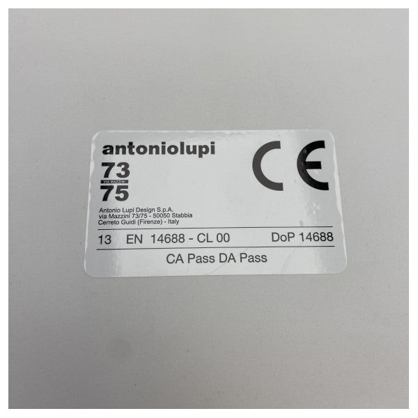 Durable Marine Oval Sink Antonio Lupi Piper - White Ceramic Basin for Boats and Wet Environments - M06705ABIA