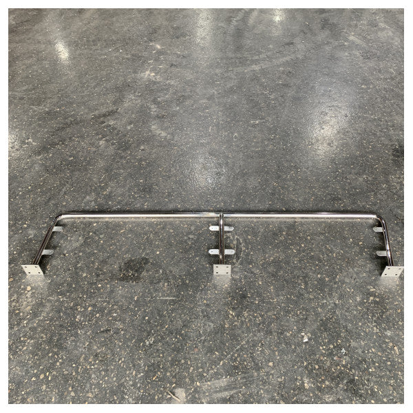 Ryck fixed stainless steel backrest rail - MET1576