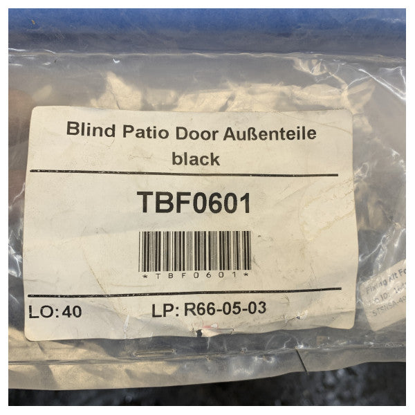 Dometic Persianas para puerta de patio STSNSA 499 x 2108 mm - negro