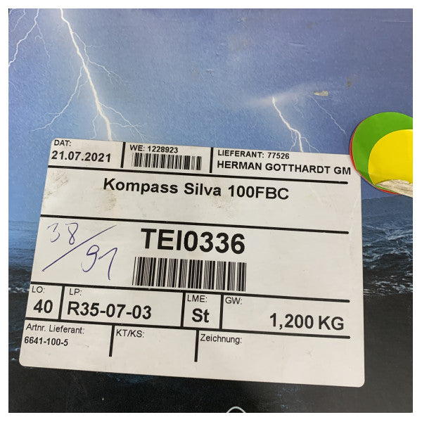 Silva 100NBC/FBC Bracket Mount Liquid Compass 12V - 6641-100-5