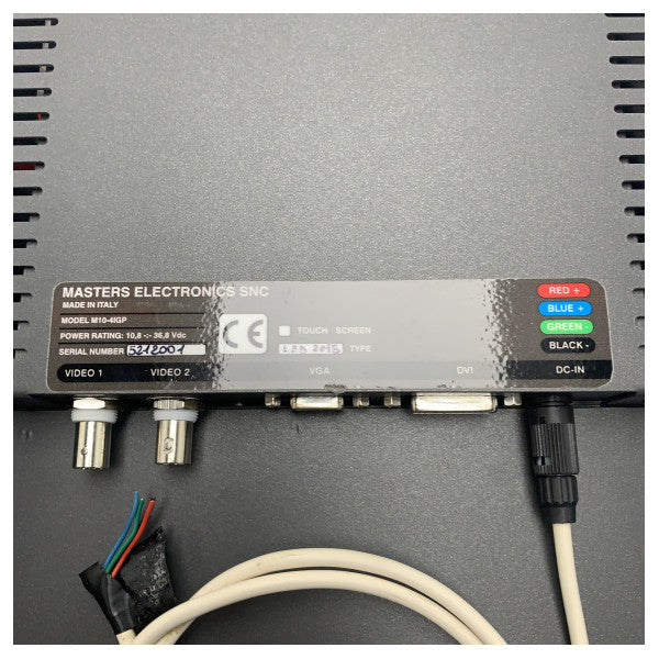 Masters M10-4IGP/L 10,4-tums LED-kontrollmonitor