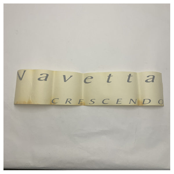 Custom Line Navetta 33 Crescendo original logo decal - 335733