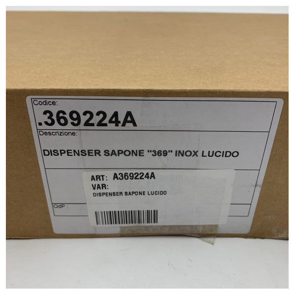 Agape 369224A annostelija inox saippuanpidike