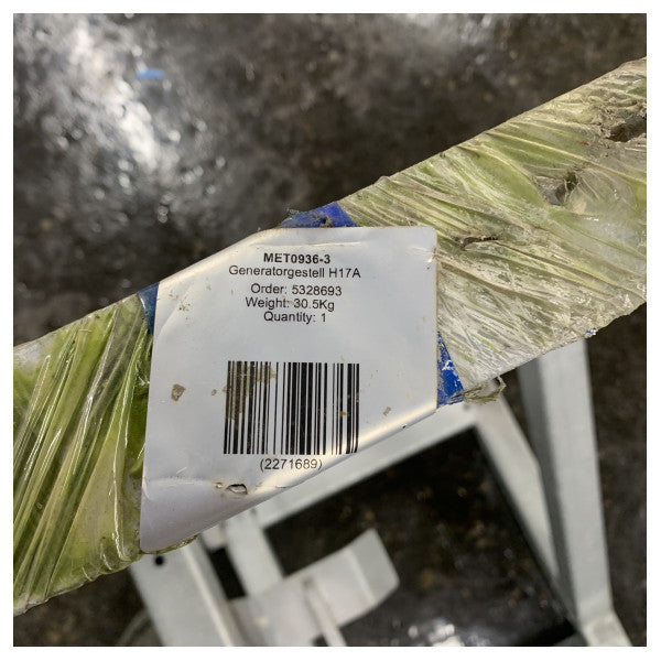 Piedistallo di montaggio in alluminio Hanse Yachts per generatore Fischer Panda 10000I