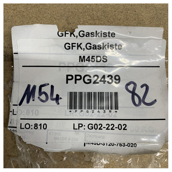 Moody 45 DeckSaloon Gasbin mill-fiberglass imbiċċa abjad - PPG2439