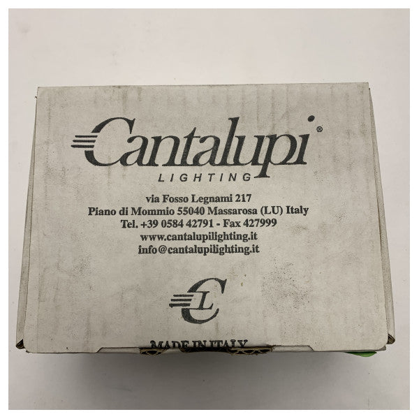 Cantalupi Odeon Q 20ODEONQ10301X3SSCMW Projetor LED em aço branco quente