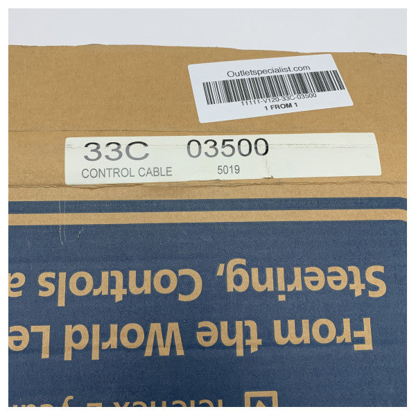 Teleflex 33C-03500 low friction engine control cable morse