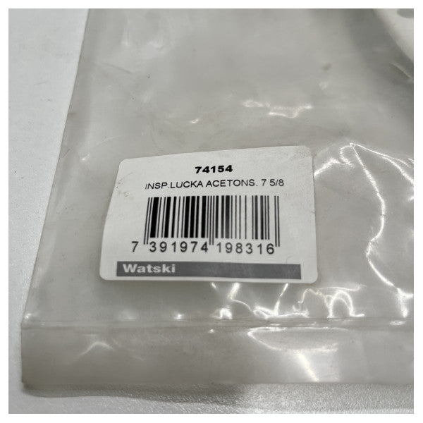 Инспекционен люк Watski, кръгъл, бял - 74154