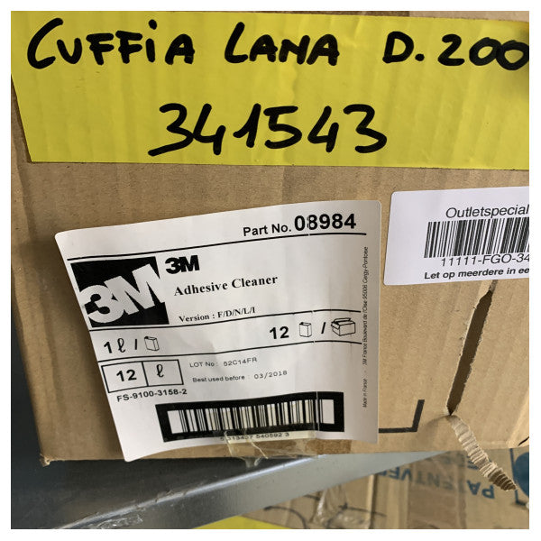 3M Merinowolle Polierpad 200mm mit Klettverschluss � Dauerhaftes Polieren und Schleifen von Meeresoberflächen