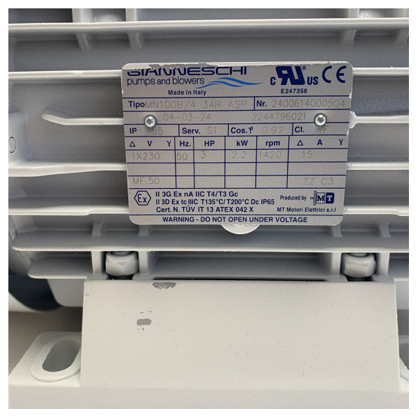 Gianneschi ACB 332/B itsestään käynnistyvä monivaiheinen kaivopumppu 230V 50HZ 2.2KW