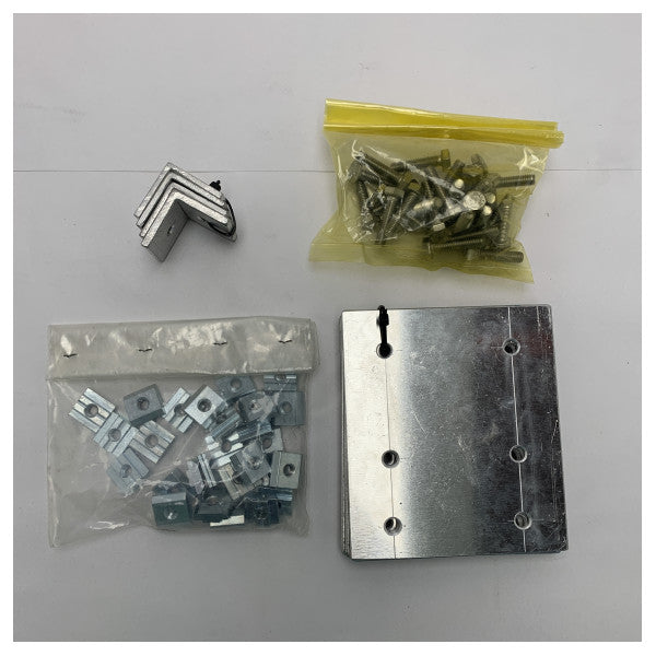 Kit di montaggio in acciaio inox per uso marino - Set di montaggio durevole e resistente alla corrosione per un'installazione sicura dei componenti dell'imbarcazione