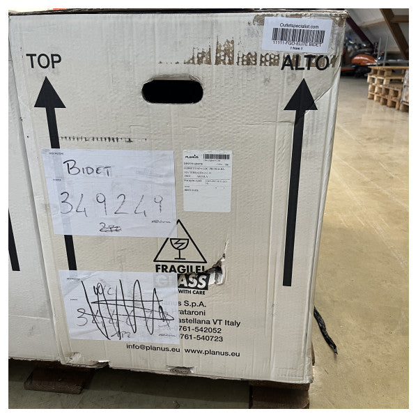 Planus Z1 elite keramisk bidé vit