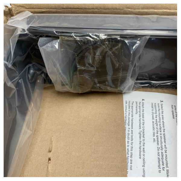 Yamaha UB2108 Soporte en U marino duradero para el montaje seguro de altavoces - Resistente al agua y a la corrosión