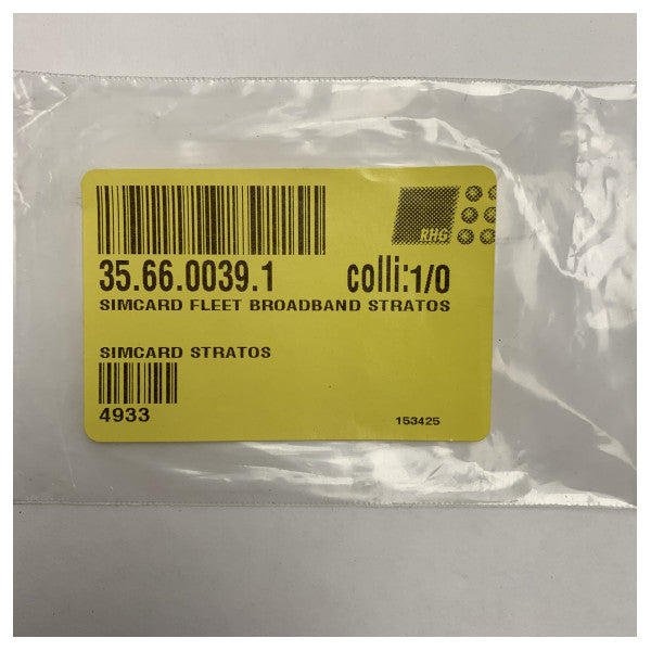 Inmarsat Stratos simkort Fleet Broadband