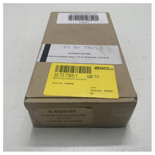 Caixa de interconexão Cobham Sailor TT-3616D - 403616D