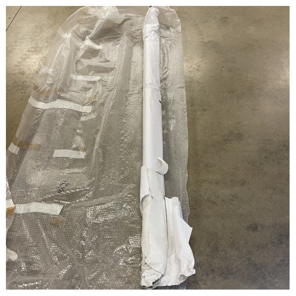 Premium Marine White Foglizzo Leather 15.9m - Durable, résistant aux intempéries et aux UV