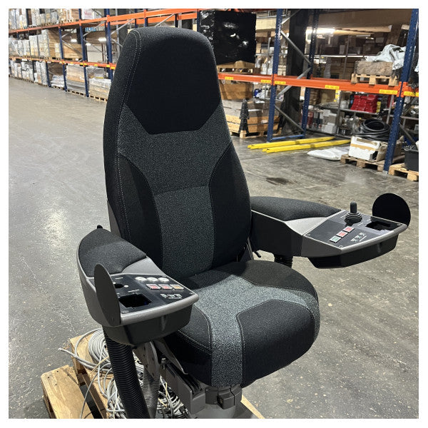 Norsap NS1700 Pilot Seat With Adjustable Seat Support Black