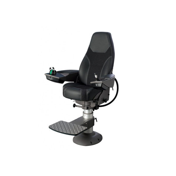 Norsap NS1700 Pilot Seat with Fixed Seat Support Black Leather