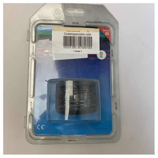 Кормовий навігаційний ліхтар Aqua Signal серії 20 чорний - 3573001000