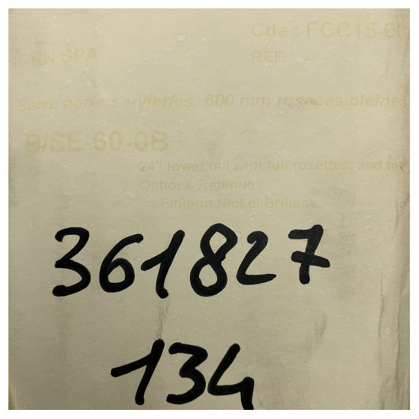 Volevatch B/SE-60-0b 600 mm Nickel Tower Holder