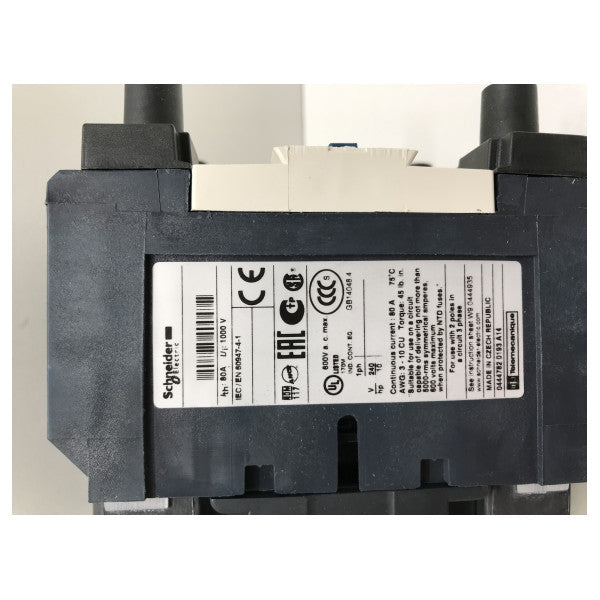 Schneider Electric LC1D65008P7 Marine Switch 80A 1000V AC Corrosion-Resistant Electrical Control