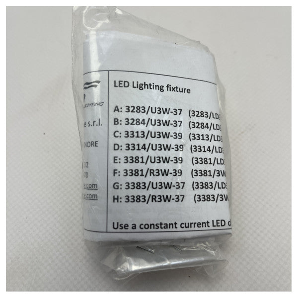 Reflektor morski LED BCM 3383/LD3W Elio Crom Chrome IP65 Wodoodporny Trwałe oświetlenie łodzi