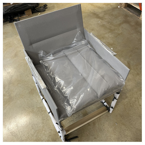 Καρέκλα τραπεζαρίας εξωτερικού χώρου Manutti Squat γκρι - FS-CH32