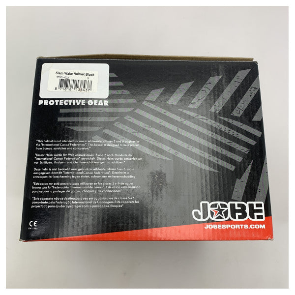 Jobe Slam musta wakeboard ja vesihiihtokypärä koko S - 370014003