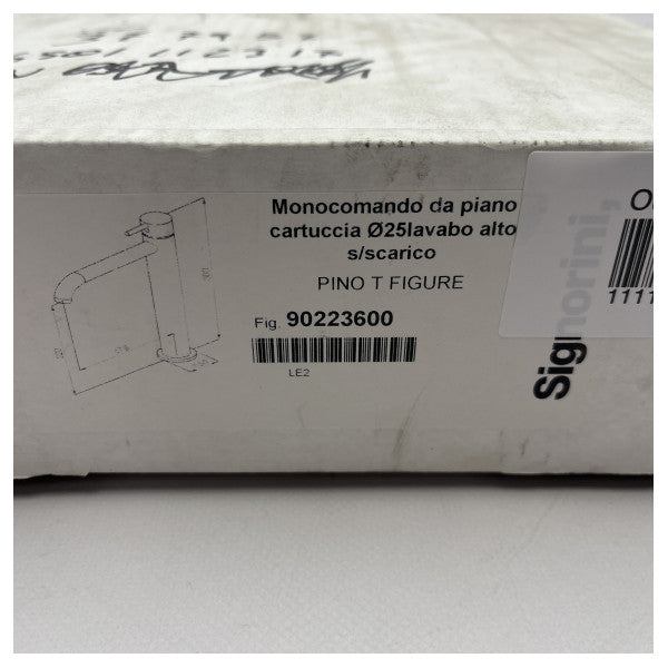 Signorini hög ettgreppsblandare krom - 90223600