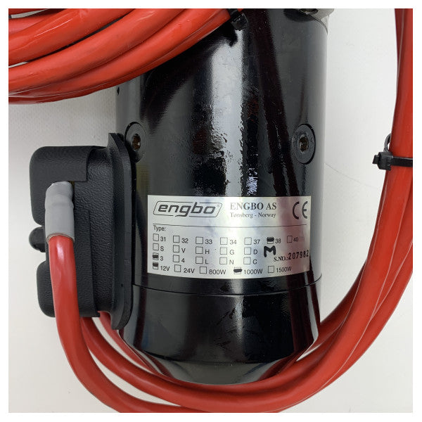 Side Power Engbo Maxi 38 1000W | 12V | ankerspil i rustfrit stål | ankerspil - 38-3M-12110