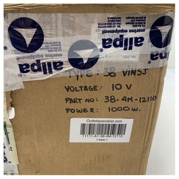 Engbo Maxi 38 | 1000W | 12V elektriskt ankarspel | ankarspel - 38-4M-12110