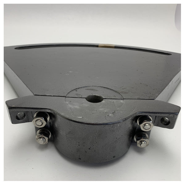 380-mm-Metallquadrant mit schwarzer Beschichtung für dauerhafte nautische Navigation und Positionierung